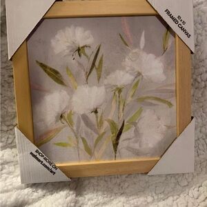 Floral Framed Canvas Art